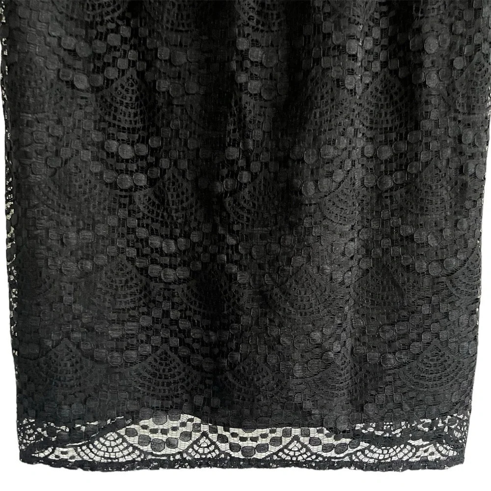 Adrianna Papell Black Lace Dress - Picture 5 of 10